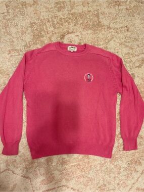 La Mode Pink Vintage Men's Golf Sweater